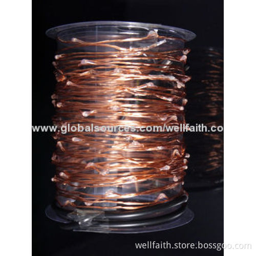 Waterproof Flexible LED Copper Silver Rice String Light, 110/220V Voltage, 2, 5, 10, 20, 30m Length